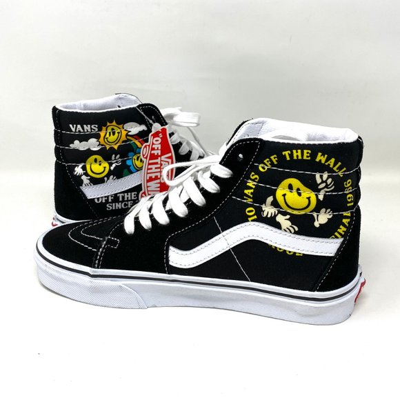 VANS Women's Size 7.5 VN0A5HXV936 SK8-Hi Better Day Anaheim Black Canvas Sneaker - Picture 4 of 11